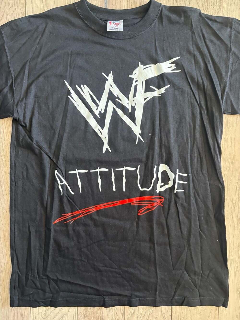 Vintage 1998 WWF Stone Cold Steve Austin Blue Skull T-Shirt Size XL - Picture 2 of 6